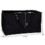 Household Essentials Krush 13" Rectangular Canvas Utility Tote with Handles, Black (HH2212-1)~#|#~C8F21B6D-6A4D-43D3-A21258BB016A059D_sc7