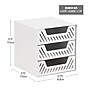 Mind Reader Metal Desk Organizer, White (3SLDR-WHT)~#|#~C8F408D0-D70D-463F-89877BEC841AEA79_sc7