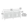 Sauder Tiffin Line Credenza TV Stand, Screens up to 65", Raven Oak (433576)~#|#~C90D95A2-4075-4D49-AED1D4E0E133CB6F_sc7