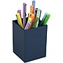 JAM PAPER Plastic Pen Holder, Navy Blue (341nas)~#|#~C92745FA-C5A9-46BE-A64E2D7519F0E2AE_sc7