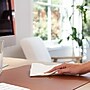 Smead Small Vegan Leather Anti-Slip Desk Pad, 23.6" x 13.7", Brown (64837)~#|#~C9299370-6C52-42B5-853517D4A16229CB_sc7