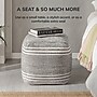 Anji Mountain Sierra Natural Fabric Square Pouf Ottoman (AMBPF176-1616)~#|#~C92C30BE-6053-4970-926BF81D0E4C2EC0_sc7