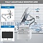 Mount-It! MedHub Gas Spring Full-Motion Monitor Arm for Mobile Medical Carts, 17"-32" Screens, 17.6 lbs. Capacity (MI-16006)~#|#~C93A9BA7-028A-4F62-9225FCA0BCEF302C_sc7