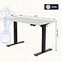 FlexiSpot E2 48''W Electric Adjustable Standing Desk, White/Black (E2B4824W)~#|#~C943E8C7-CDF0-4729-8E29F19CAB8595B3_sc7