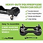 Alpine Industries Rectangular Trash Can Dolly, 200 lb. Weight Capacity, Black, 2/Pack (ALP477-DOLLY-2PK)~#|#~C945A648-CA92-4ED9-B07AF2A5FBF74B8A_sc7