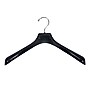 Nahanco 19" Plastic Concave Wide Shouldered Jacket Hanger, Black, 50/Pack (2293)~#|#~C95123BC-66EB-4F1A-90FADC90A243B0FD_sc7