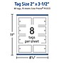 Avery 3-1/2" Blank Price & Merchandise Tags, White, 80/Pack (95322-GWT10)~#|#~C953433E-D2A8-4A0D-AA5198C36B49D1F9_sc7
