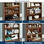 Sauder Select 70"H 5-Shelf Bookcase, Oiled Oak  (410367)~#|#~C956F6BC-C55C-41CE-8666ADB901DA59E8_sc7