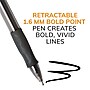 BIC Glide Bold Retractable Ballpoint Pen (formerly BIC Atlantis Velocity Bold), Bold Point, Blue Ink, Dozen (18509/VLGB11BE)~#|#~C958F4E4-7BA1-481E-974824B96C9E9EDA_sc7
