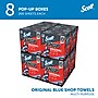 Scott Shop Towels Fabric Cleaning Wipers, 12" x 10", Blue, 200 Wipers/Box, 8/Carton (KCC75190)~#|#~sp106252615_sc7
