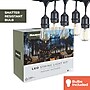 Bulbrite 30-foot String Light Kit with Clear Shatter Resistant Vintage Style S14 LED Light Bulbs (812313)~#|#~C96718B2-F6DB-4E17-9630ACD406CD1E06_sc7