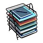 Mind Reader Metal 5-Tier Stackable Paper Desk Tray Organizer, Black, 2/Pack (5TPAP2PK-BLK)~#|#~C96E377E-289D-4EC6-8AD45894A681D69C_sc7