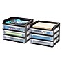 Iris Medium 3-Drawer Desktop Storage, Plastic, Black/Clear, 2/Carton (150181CT)~#|#~C98D48FB-DFE4-47DA-9CC52739AAC16F75_sc7