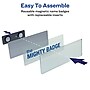 Avery Reusable Name Badge System, 1" x 3", Silver, 10/Pack (71206)~#|#~C9AAA961-CF00-469F-89BD8850E0271FD9_sc7