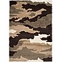 Safavieh Camouflage Shag 4' x 6' Rectangle Indoor Area Rug, Machine Made, Polypropylene, Beige/Multi (SG453-1391-4)~#|#~C9BEF3A3-EC49-45AB-94A6CEFCD5F21DC9_sc7