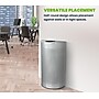 Alpine Industries Stainless Steel Trash Can, 12 Gallon, Silver (ALP438-12HR-SS)~#|#~C9FF2BD9-8A73-4389-9AE3138BD1A865A8_sc7