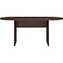 Lorell Essentials 72" W Oval Conference Table Walnut (LLR18230)~#|#~CA0EFCA0-7EB5-4697-94C3A8FE2FC39A3E_sc7