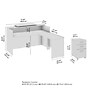 Bush Business Furniture Arrive 72"W L Shaped Reception Desk with Counter and Mobile File Cabinet, Mocha Cherry (ARV010MR)~#|#~CA1814B9-DF4E-45A4-B81F5D457634224D_sc7