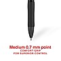 Staples Aura Retractable Gel Pens, Medium Point, Black Ink, Dozen (29195)~#|#~CA1E152D-D9A5-4EF5-A3A5B58ECD3742BF_sc7