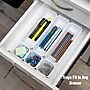 Mind Reader 8-Piece Plastic Drawer Organizer, White (8INTBOX-WHT)~#|#~CA217D2A-CBC2-4384-B31BFE9478219712_sc7
