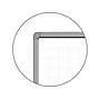Luxor Dry-Erase Mobile Combination Ghost Grid/Whiteboard, Aluminum Frame, 40" x 72" (MB7240LB)~#|#~CA2B996A-DA20-4EFC-BFDBE0F9974A3387_sc7