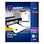 Avery Print-On Paper Dividers, 5 Tabs, White, 5 Sets/Pack (11515)~#|#~CA5164F5-5BD1-4123-8D851C9D0EF3474A_sc7