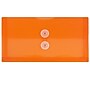 JAM Paper Premium Plastic Filing Envelope with Button & String Closure, Orange, 3/Pack (921B1ORX3)~#|#~CA60D5B6-00B2-4705-BE56C4A212F99180_sc7