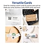 Avery Rectangle Rounded Corners Business Cards, Matte White, 200/Pack (19479399791)~#|#~CA80B4D6-FFC5-4852-A3A6B026B3446C60_sc7