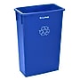 Alpine Industries Polypropylene Recycling Bin, 23 Gallon, Blue, 3/Pack (ALP477-R-BLU-3PK)~#|#~CA92B3DE-AC3F-497A-B467D8B1C241D990_sc7