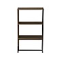 Household Essentials Wrap 41.5" 3-Shelf Bookcase, Brown/Black Laminate/Steel (8260-1)~#|#~CAA59CF1-C340-4B99-993CC0A499DD05A2_sc7