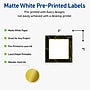 Avery Laser/Inkjet Square Multipurpose Labels, 3" x 3", White, 60/Pack (S00ETD)~#|#~CAAB66E0-0E61-4F5E-8633D83B31E5B4BC_sc7