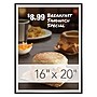 Staples 16" x 20" Plastic Poster Frame (PPFRM-1620)~#|#~CAAFC6DD-9EAD-4827-B19D5BFD7123603C_sc7