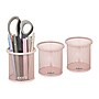 Mind Reader Metal Pen Holder, Pink, 3 Pieces/Set (CLIPMESH3-PNK)~#|#~CAB724AD-7E22-451B-911C5D1033CE1320_sc7