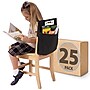 Seat Sack Seat Storage, 9.45" x 8.27" x 11.22", Black, 25/Pack (17193)~#|#~CABEC07A-D1DD-48BF-94839344ED1DE7BE_sc7