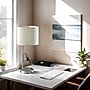 Adesso Wyatt Supercharger Incandescent Desk Lamp, 22"H, Brushed Steel/White (2610-22)~#|#~CAC0544B-8609-4F5A-809FA0F1D46C6E70_sc7