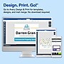 Avery Adhesive Sticker Name Tag Labels, White/Blue, 100 Name Badges/Pack (13971/5144)~#|#~CAC80B7E-E355-4B7A-A8860A2D26D1A74B_sc7