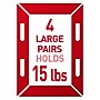 Command Large Hanging Strips, 16 lb., White, 20 Pairs/Pack (17206-20NA)~#|#~CAC922EF-B0B9-417F-BBEF1C460316195D_sc7