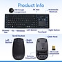 Delton M90/M44 Wireless Keyboard and Optical Mouse Combo, Black (DKMKITWM91-WB)~#|#~CAD95A32-6322-4C7F-8F2F758C7AE958A1_sc7
