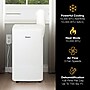 Whirlpool 115-Volt 14,000 BTU (10,000 BTU DOE) Portable Air Conditioner with Remote, White (WHNP141HAW)~#|#~CADCFF59-9CD8-4190-BF1328FD6356B891_sc7
