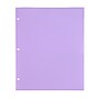 3-Hole Punched 2-Pocket Presentation Folder, Lilac (58544)~#|#~CAE59B14-2895-4B97-A0752E1D2CC146A9_sc7