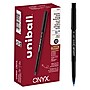 uniball Onyx Rollerball Pens, Micro Point, 0.5mm, Blue Ink, Dozen  (60041)~#|#~F887893D-C705-4CA6-A21294E225E7C185_sc7