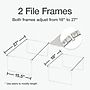 Pendaflex Adjustable Hanging File Frame, Legal, Gray, 2/Box (1006954)~#|#~CB128A2E-E1B6-4EDD-B44792F0E908C7A9_sc7
