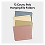 Smead Standard Hanging File Folder, 5-Tab, Letter, Assorted Colors, 12/Pack (10524)~#|#~CB12AD54-42D7-4B32-BD227B0032C1A7E3_sc7
