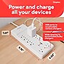 Staples TECH 10-Outlet 2-USB Port Surge Protector, 6', 3000 Joules, White (ST62776)~#|#~CB29DFEF-4FD4-4189-A20181CA20974C8A_sc7