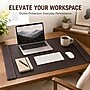 SUM Anti-Slip Faux leather Desk Pad with Side Rail, 34.5" x 24", Brown (OSCDPD001)~#|#~CB2BEEED-5AD8-4258-B7A1743BD5689CE1_sc7