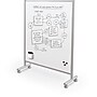 MooreCo Inklud Double Sided Magnetic Mobile Dry Erase Whiteboard, 61.5"H x 46"W (59094)~#|#~CB2D8858-5024-4A35-B936BCBEE526EA3A_sc7