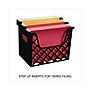 Universal Recycled Desktop File Holder, Plastic, Black, 8 5/8" x 13 1/4" x 10 3/4"~#|#~CB33A20F-4BD8-40D1-A57F4C3FB9682DEE_sc7