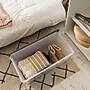 Iris 91 Quart Storage Container with Lid, Plastic, Gray, 4/Pack (500253)~#|#~CB4610E3-5CBE-459D-A7F8B753488EC66D_sc7