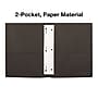 Staples 10% Recycled Smooth 2-Pocket Paper Presentation Folder with Fasteners, Black, 10/Pack (13386-US)~#|#~CB4871C8-E8E5-4538-A49DC29046DBB85B_sc7