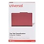 Universal Pressboard Classification Folders, 2/5-Cut Tab, 2" Expansion, Legal Size, Ruby Red, 10/Box (UNV10313)~#|#~CB5F47B1-21FE-45C1-9106D09469C16CD3_sc7